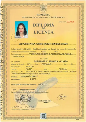 Diploma de Licență - Drept