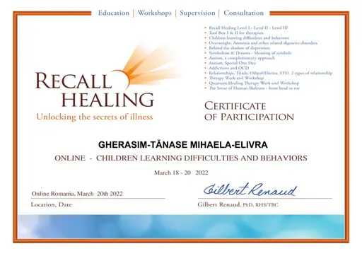 Recall Healing - Copii