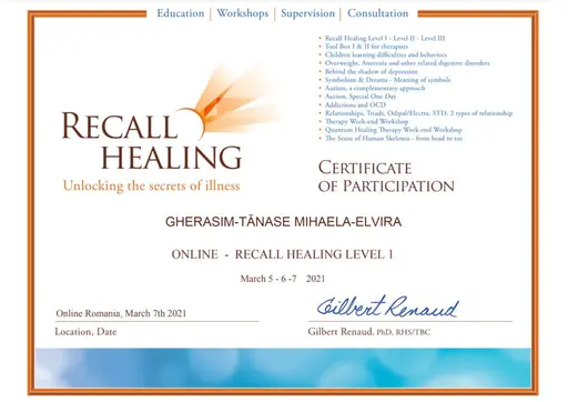 Recall Healing - Nivel I