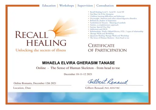 Recall Healing - Schelet